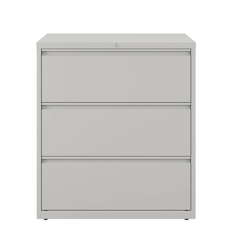 Classeur latéral à 3 tiroirs de 36 po de largeur, plusieurs couleurs, style commercial, usage de bureau