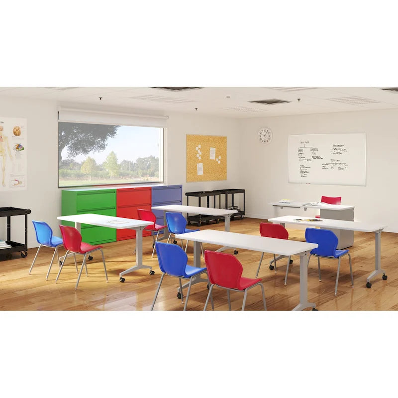 Classeur latéral à 3 tiroirs de 36 po de largeur, plusieurs couleurs, style commercial, usage de bureau