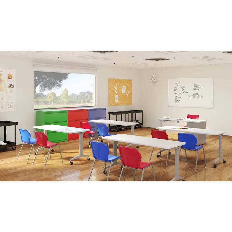 Classeur latéral à 3 tiroirs de 36 po de largeur, plusieurs couleurs, style commercial, usage de bureau