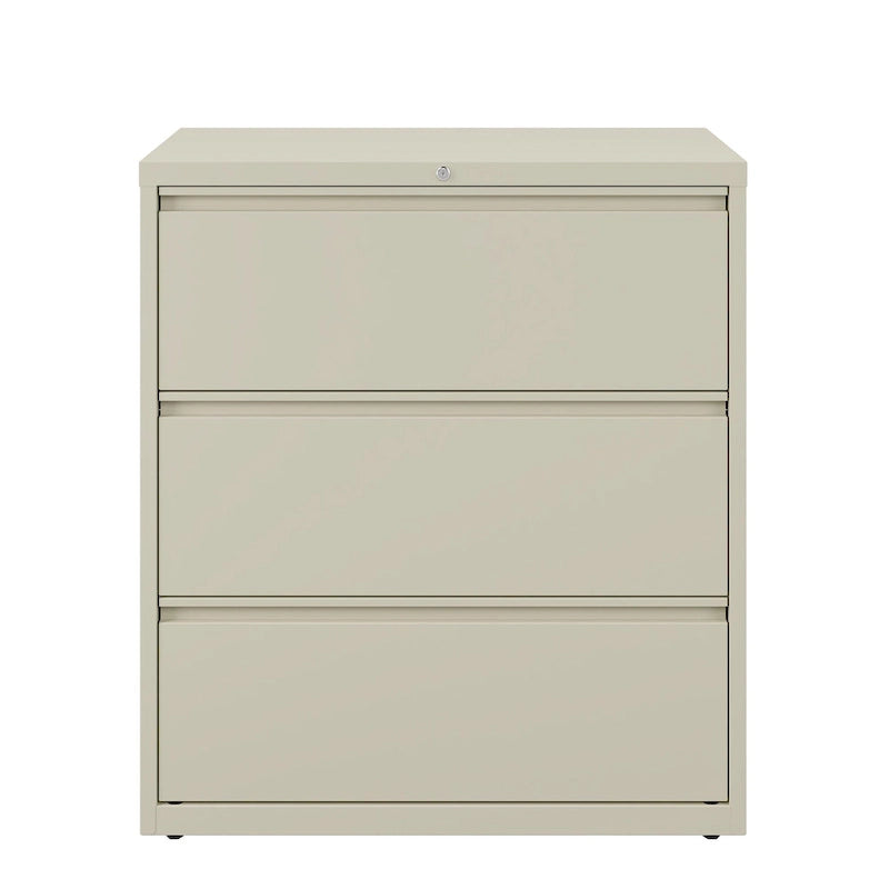 Classeur latéral à 3 tiroirs de 36 po de largeur, plusieurs couleurs, style commercial, usage de bureau