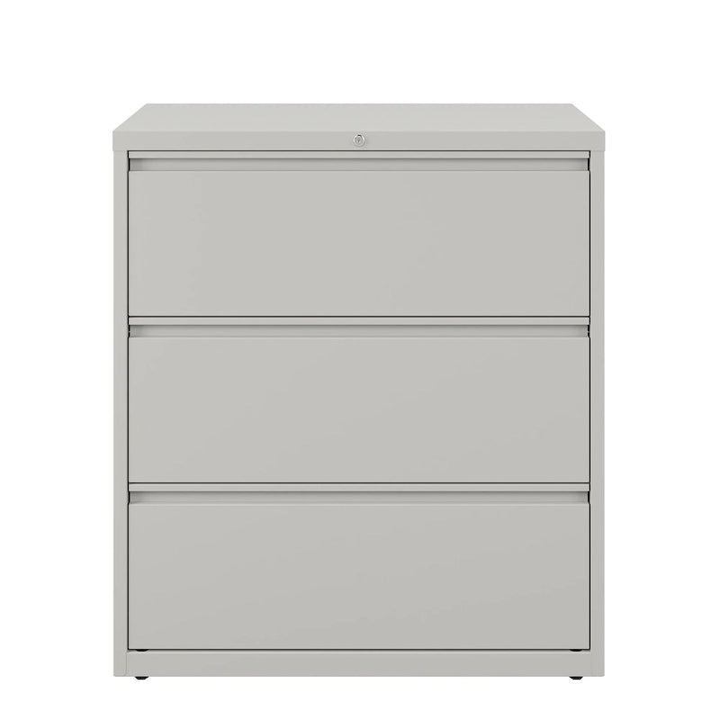 Classeur latéral à 3 tiroirs de 36 po de largeur, plusieurs couleurs, style commercial, usage de bureau