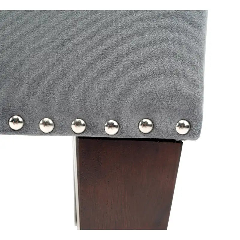 Banc de rangement rembourré multicolore avec cadre en bois - Pour 1 à 2 personnes