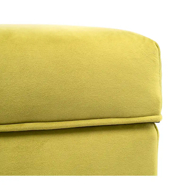 Banc de rangement rembourré multicolore avec cadre en bois - Pour 1 à 2 personnes