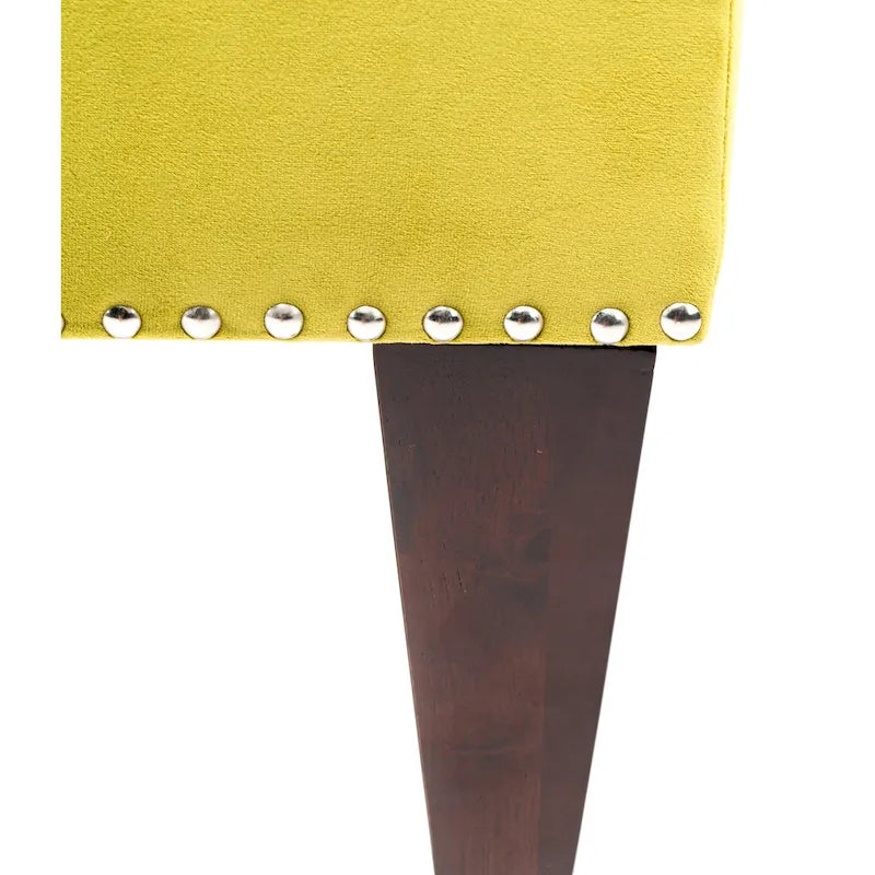 Banc de rangement rembourré multicolore avec cadre en bois - Pour 1 à 2 personnes