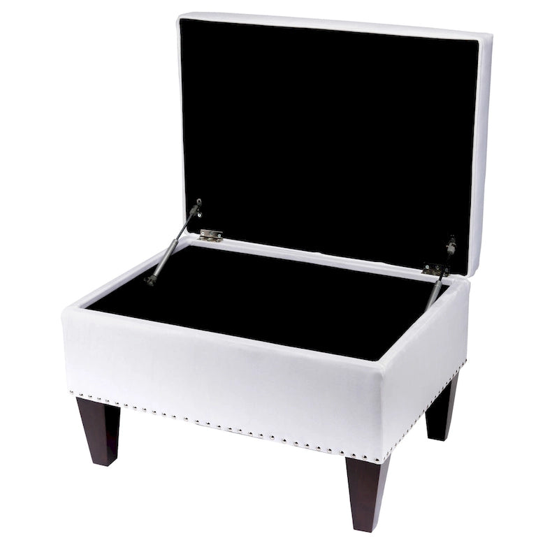 Banc de rangement rembourré multicolore avec cadre en bois - Pour 1 à 2 personnes