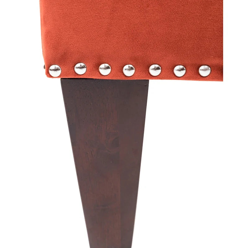 Banc de rangement rembourré multicolore avec cadre en bois - Pour 1 à 2 personnes