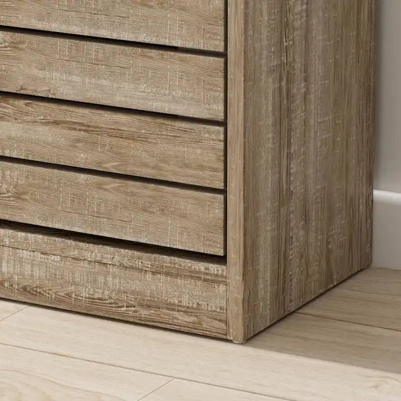 Meuble à chaussures 3 tiroirs basculants avec plateforme de rangement supérieure, Orange / Gris / Marron / Blanc / Bois, Style moderne, Usage domestique