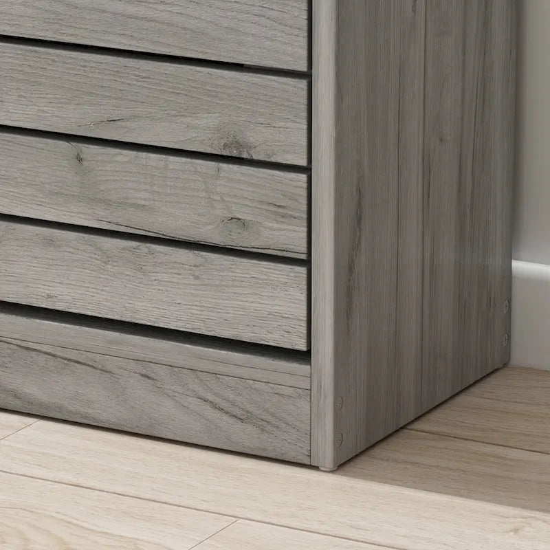 Meuble à chaussures 3 tiroirs basculants avec plateforme de rangement supérieure, Orange / Gris / Marron / Blanc / Bois, Style moderne, Usage domestique