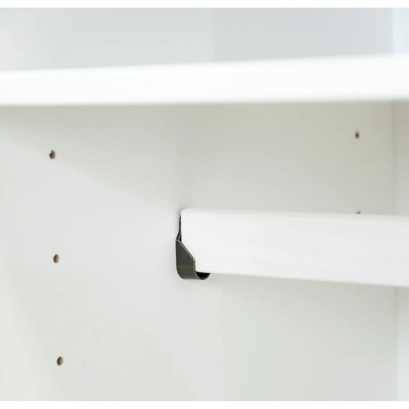 Armoire en bois massif avec 2 tiroirs et tringle à vêtements, pin miel / java / acajou / moka / blanc, style contemporain, 1 personne