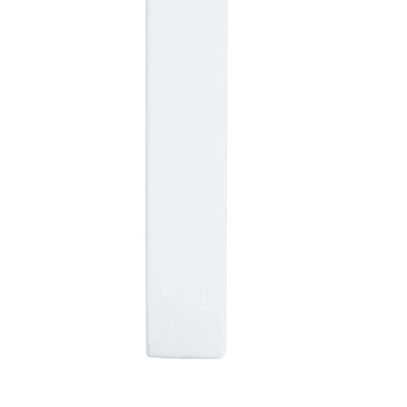 Cadre de lit en cannage au design épuré, blanc / blanc naturel, style côtier, 1 personne (Grand Lit / Très Grand Lit)