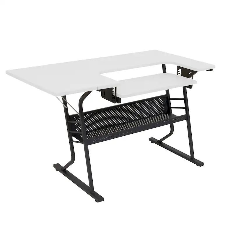 Cadre de lit double avec tête de lit de rangement et station de recharge, Noir, Style moderne, 1 personne