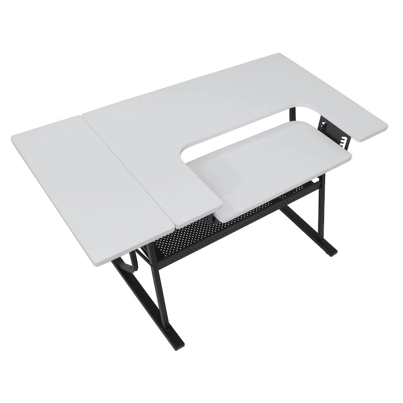 Cadre de lit double avec tête de lit de rangement et station de recharge, Noir, Style moderne, 1 personne