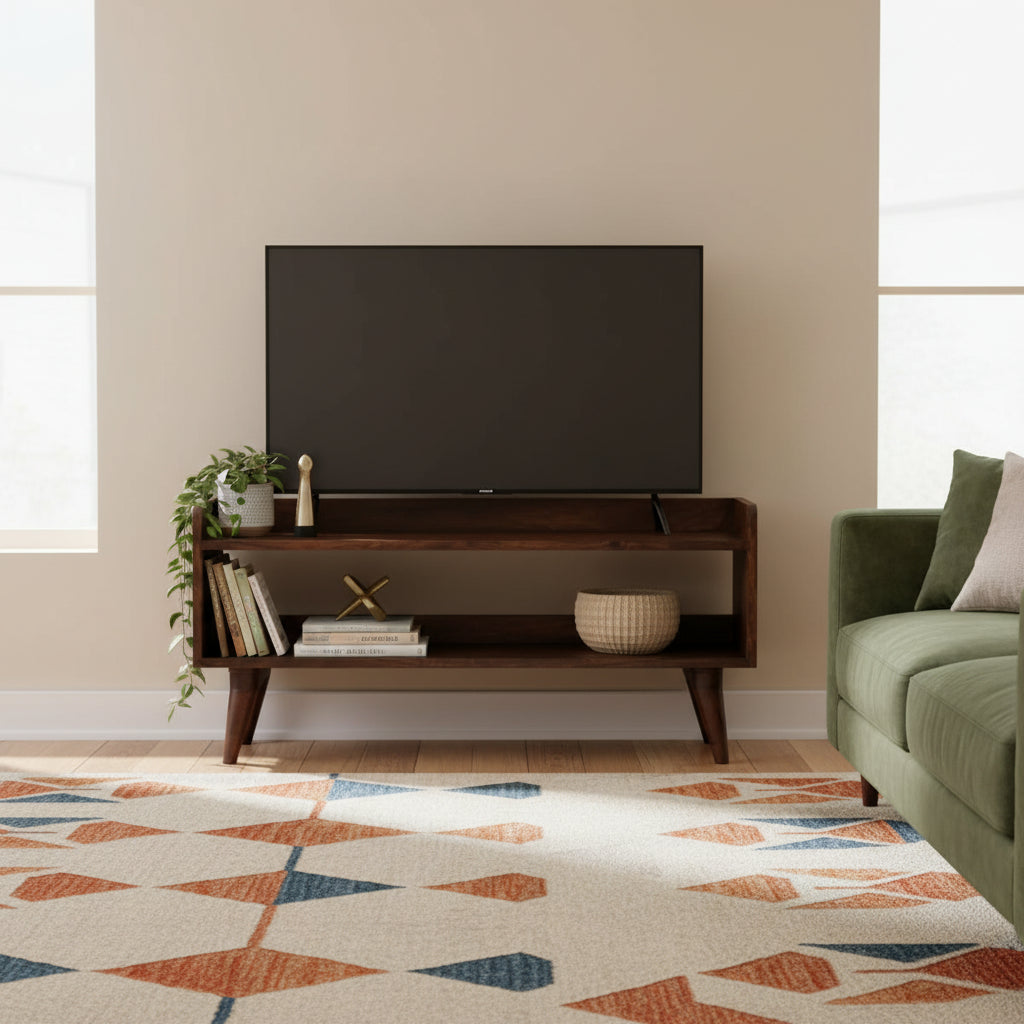 Walnut Nordic Storage Bench